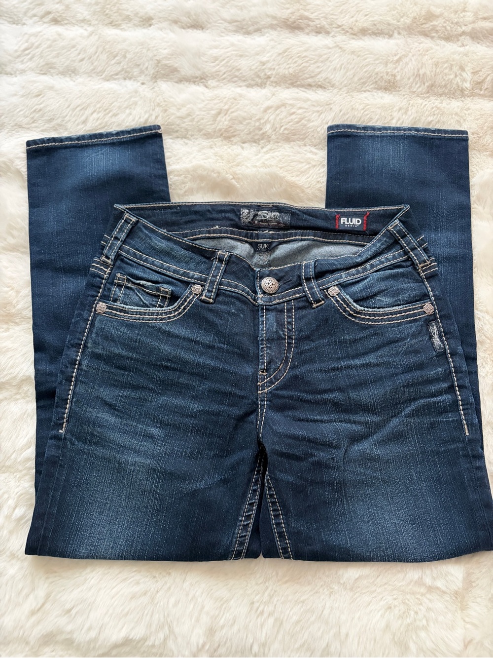Silver Jeans Women's Dark Wash Skinny Jeans